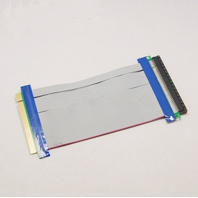 PCI Express PCI-E 16X Riser Card Flexible Ribbon Extender Extension Adapter Cable 30cm