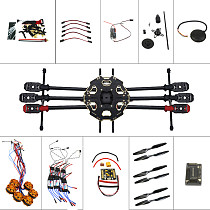 Helicopter Drone 6-axis Aircraft Kit Tarot 680PRO Frame 700KV Motor GPS APM 2.8 Flight Control No Battery Transmitter