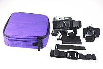 F08177-B Storage Bag Camera Handlebar Shoulder Strap Head Strap Wrist Strap Helmet Action Camera Strap for GoPro Hero 2