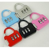 S00252 1pc Mini 3 Digit Combination Password Padlock Travel Luggage Casees Boxes Mailboxes Suitcase Code Lock Safety Sec