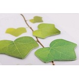 F07495 Simulation Leaves Shape Memo Pad Note Paper Sticky Notes Message Book + Freepost