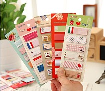 Korea stationery Small Fresh N times Stickers Note Paper Memo Pad 6 Pattern