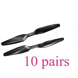 10 pairs 14x5.5 3K Carbon Fiber Propeller CW CCW 1455 CF Prop Con For drone Multicopter Quadcopter Hexacopter