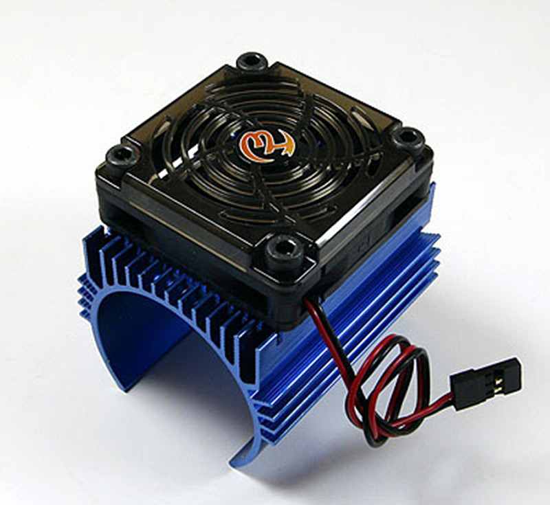Hobbywing 1: 8 Car Motor Radiator + 5V Cooling Fan for 4465 Motor