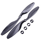 10x4.7 3K Carbon Fiber Propeller CW CCW 1047 CF Props Blade For RC Quadcopter Hexacopter Multi Rotor UFO