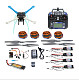 DIY Drone Multicopter 500mm Multi-Rotor QQ Super Flight Controller with 700KV Motor 30A ESC 6CH 9CH Transmitter F08191-P
