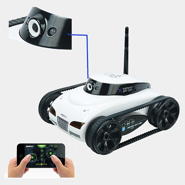 Wifi 4CH Instant RC Tank Car controlled by iPhone mobile phone w/ Live Video Camera Function