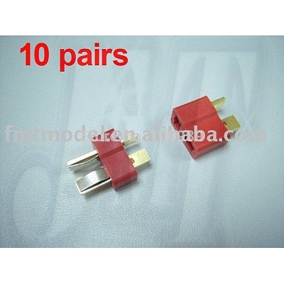 10Pairs Dean Connector T plug For Rc Helicopter ESC Lipo Li-po Battery