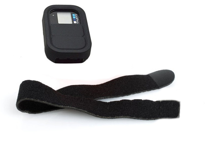 F08463 Silicone Case Wifi Remote Control Protective Cover with Belt for GoPro HD Hero 3+ / 3 Camera Black