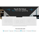 Broadlink TC2 433 Radio Frequency US/AU Smart Home RF Touch Light Switches 1 / 2 / 3 Gang 110V / 220V RC Wall Touch Swit
