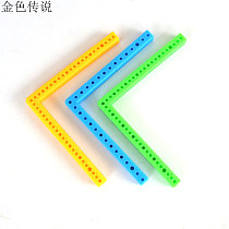 5Pcs L-Shaped Plastic Strips at Right Angles / Axis Frame / Chassis Connector Smart Car Accessories