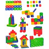 S13471 JingQ Blocks Construction Assembling Toy DIY Block Set Educational Jigsaw with Digit for Baby Children Kids