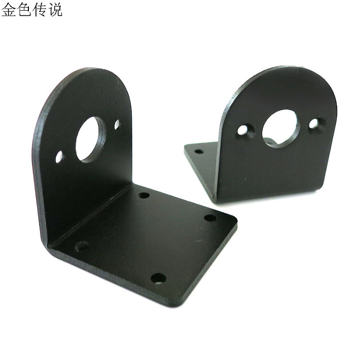 550/545/555 Black L-Type Motor Mountings Aluminum Alloy Motor / Block Motor Mount / Motor Bracket Toy Accessory
