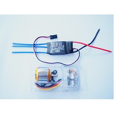 Brushless Outrunner Motor W/Mount A2212 2200KV 6T + 30A ESC Controller For RC Quadcopter multi copter UFO