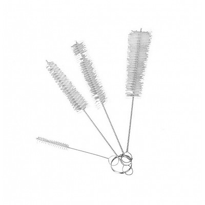 F15127 4PCS Bottle Cleaning Brushes Kettle Spout Teapot Nozzle Clean Brush Set for Wineglass Bottle /Cup/ Mug Drop /Smal
