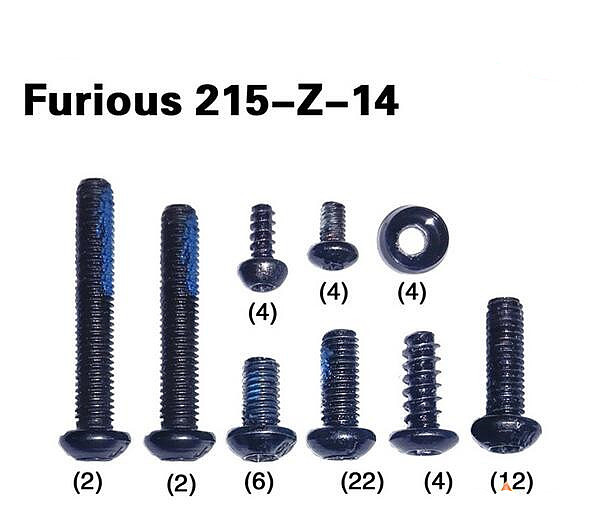 Walkera Furious 215-Z-14 Screw Bag for Walkera Furious 215 FPV Racing Drone Quadcopter Aircraft