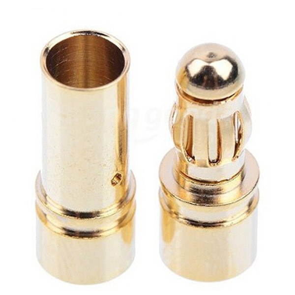 1Pair Thick Gold Plated 3.5mm Bullet Connector ( banana plug ) For ESC battery