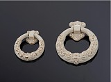 F13794/F13795 1 Piece BODILO Chinese Style Classical Ivory Door Cupboard Drawer Handle Furniture Handle Knob
