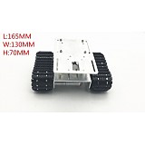 DIY Crawler Robot Chassis Aluminium Alloy Tank Car Chassis Bottom Intelligent Toy Accessory Parts