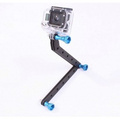 CNC Machining Aluminum Alloy Extension Arm and Screws For Gopro HD Hero3 Hero 3