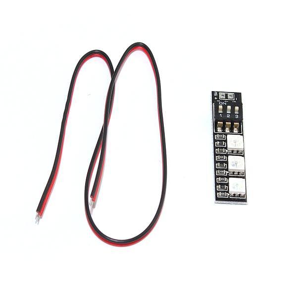 RGB 5050 LED Light Board 5V 12V 16V 3S 4S 7 Colors Switch for RC 250 QAV250 FPV Quadcopter Multicopter