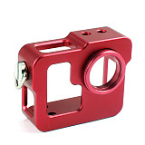 Multifunction Aluminium Alloy Protective Case Cover Skin Housing Red for GoPro Hero 3 Camera