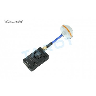Tarot TL300N4 5.8G 32CH 1000mW Wireless AV Transmitter with Aluminum Case + Mushroom Antenna Sender Set