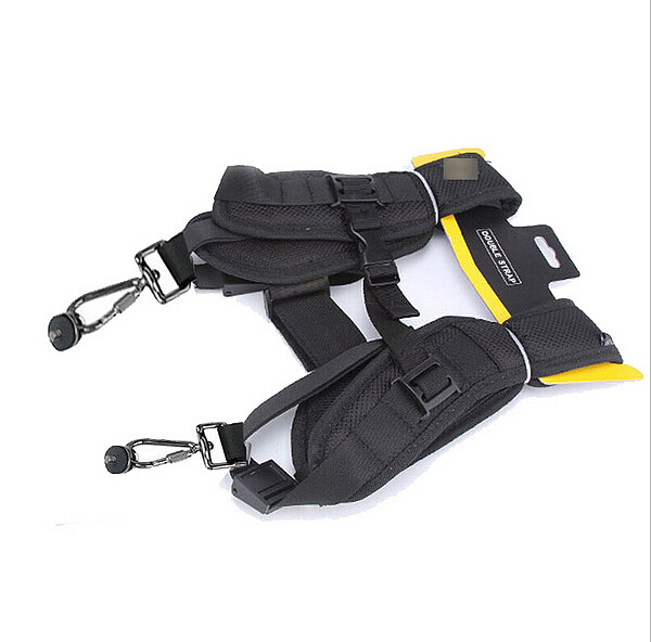 Generic Double Sling Quick Release Shoulder Neck Strap Belt with 1/4 Screw for Brand SLR DSLR Camera