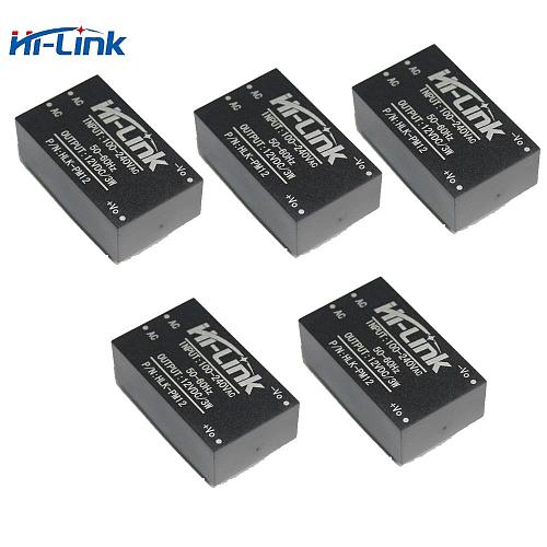 10pcs Hi-link HLK-PM12 AC-DC 220V to 12V 3W Buck Step Down Power Supply Module Converter Intelligent Household Switch UL