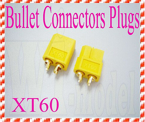 XT60 Bullet Connectors Plugs For RC Battery