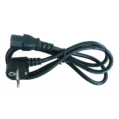1.2m EU 3 Prong AC Power Cable Computer Laptop Power cord