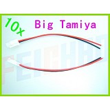 10 pairs Big Tamiya battery connector plug & socket 20cm length