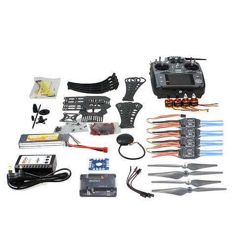 DIY RC Drone Quadrocopter RTF X4M360L Frame Kit with GPS APM2.8 AT10 TX F14892-D