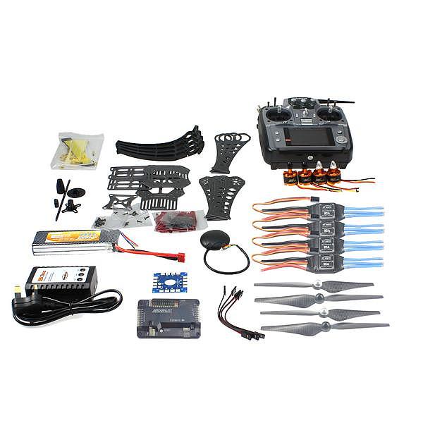 DIY RC Drone Quadrocopter RTF X4M360L Frame Kit with GPS APM2.8 AT10 TX F14892-D