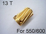 1 PCS Slant Thread Motor Gear 13T For Trex 550 600 Series RC Helicopter