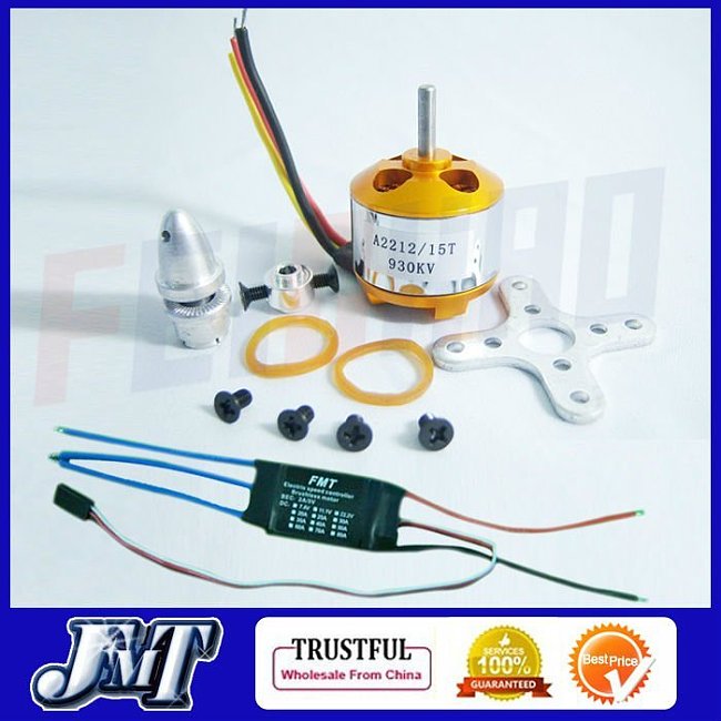 F02046-z A2212 930KV Brushless Outrunner Motor 15T + 30A Speed Controller ESC ,RC Aircraft KK QuadCopter UFO