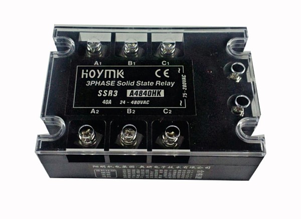 Hoymk SSR3-A4840HK 40A 3 Phase Solid State Relay AC-AC SSR3 A4840HK