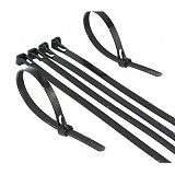 10Pcs 8x200 mm Releasable Nylon Cable Tie Zip Ties