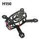 DIY H150 Mini Racing Drone 150mm Wheelbase Quadcopter Carbon / Glass Fiber Frame Kit for FPV