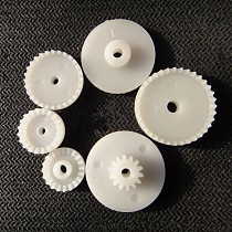 1Pack Plastic Modulus 0.5 Tooth Crown Face Gear M0.5 External Gear Hardened Spur Gear DIY Toy Accessories