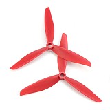 Tarot 1 Pair 5 inch 3-Blade Propeller Props Red TL300E2 for DIY RC Quadcopter Drone