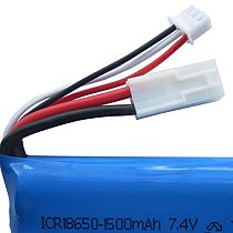Feilun 1PCS 7.4V 1500mAh Lipo Battery / Rechargeable Replace Upgrade Battery for Feilun FT009 RC Boat Spare Parts