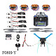 JMT 2.4G 6ch RC Quadcopter Drone 500mm S500PCB APM2.8 M8N GPS ARF/PNF No Battery Kit DIY Unassembly Brushless Motor ESC
