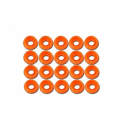 Tarot 20 Pcs M3.0 Spacer Washer TL2820-02 Orange for GB Screws RC Helicopter Parts
