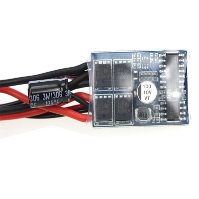 3Pcs 10A Brushed ESC Two-Way Motor Speed Controller With Brake 9g For 1/16 1/18 1/24 RC Car Boat Tank