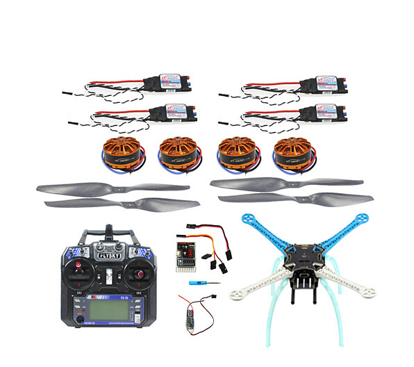 QQ Super Flight Controller Multicopter 500mm Multi-Rotor 700KV Motor 30A ESC 6CH 9CH Transmitter NO Battery Charger F081