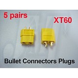 200 Pairs XT60 Bullet Connectors Connector Plug Male & Female For RC ESC lipo battery
