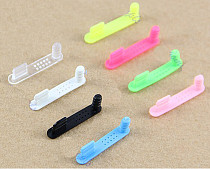 20pcs Colorful Anti Dust Cover Plug Dock Charger Data + Audio Earphone Port Cap Stopper Fit For iPhone 5