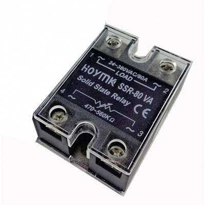 Hoymk SSR-80VA 80A Resistance Regulator Solid State Relay Temperature Control SSR 80VA
