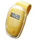 S01084 YGH656 LCD Display Yellow Digital Sport Pedometer Step Distance Counter Walking Run Motion Fitness Tracker